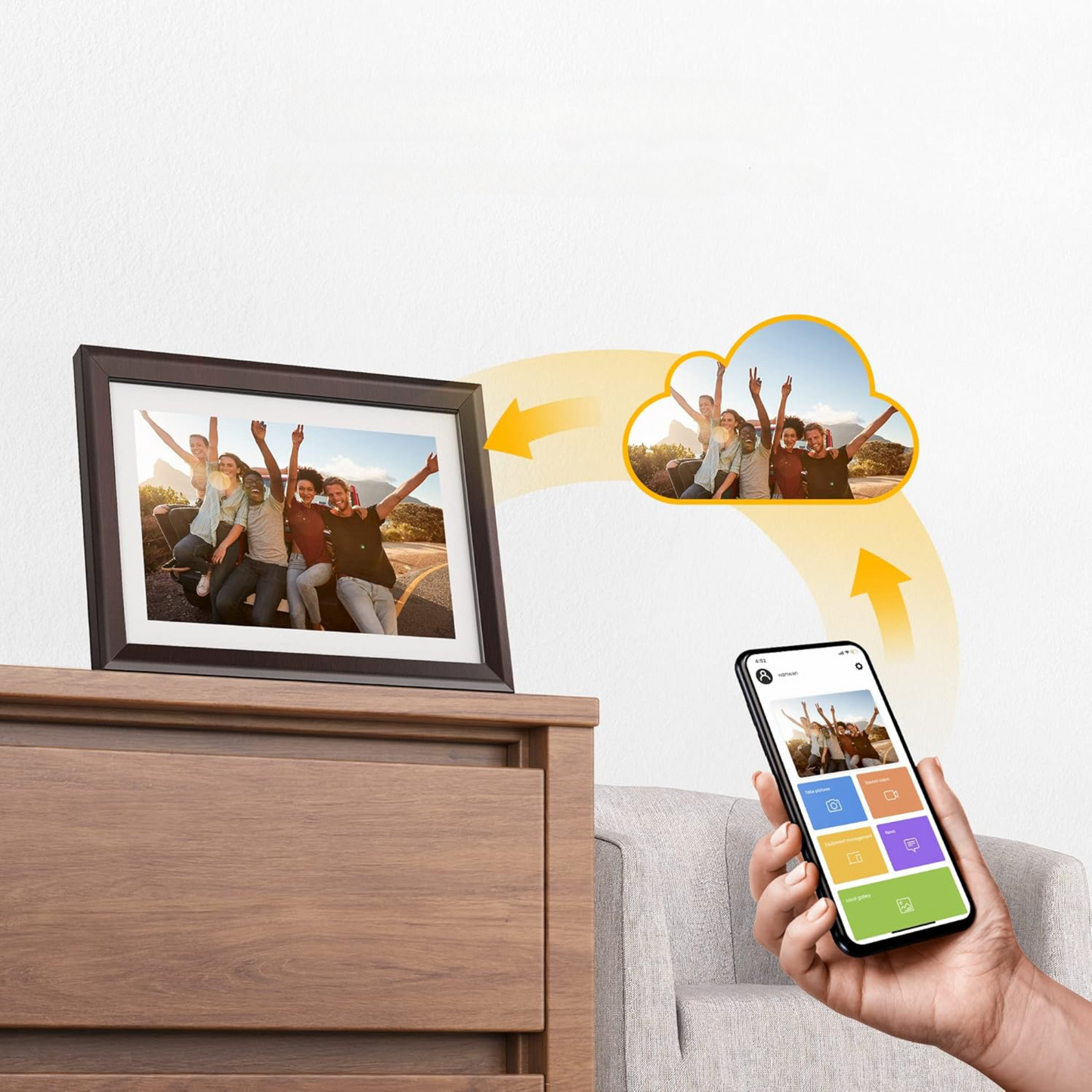 SnapView™ — digitális képkeret