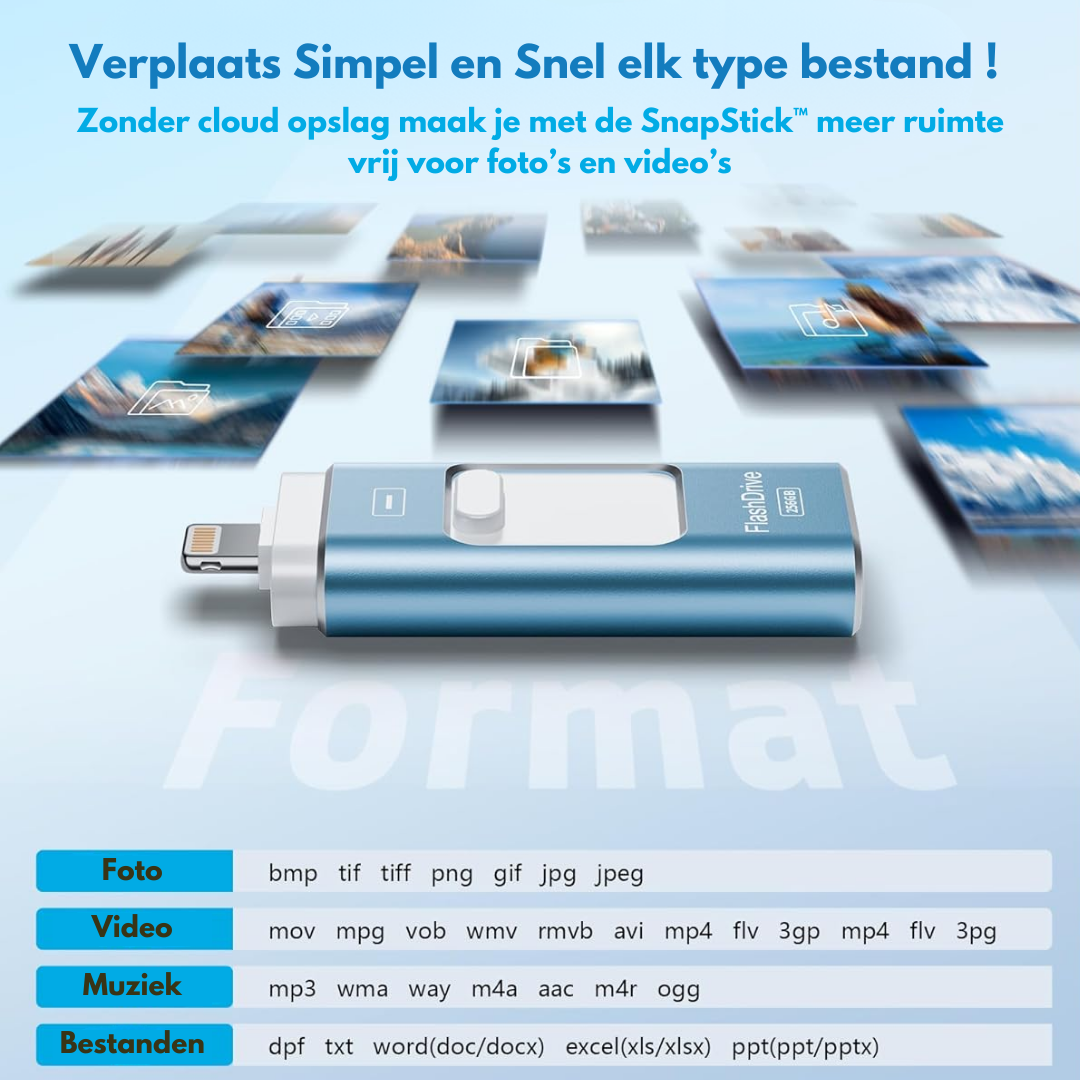 SnapStick™ Mobil Tároló