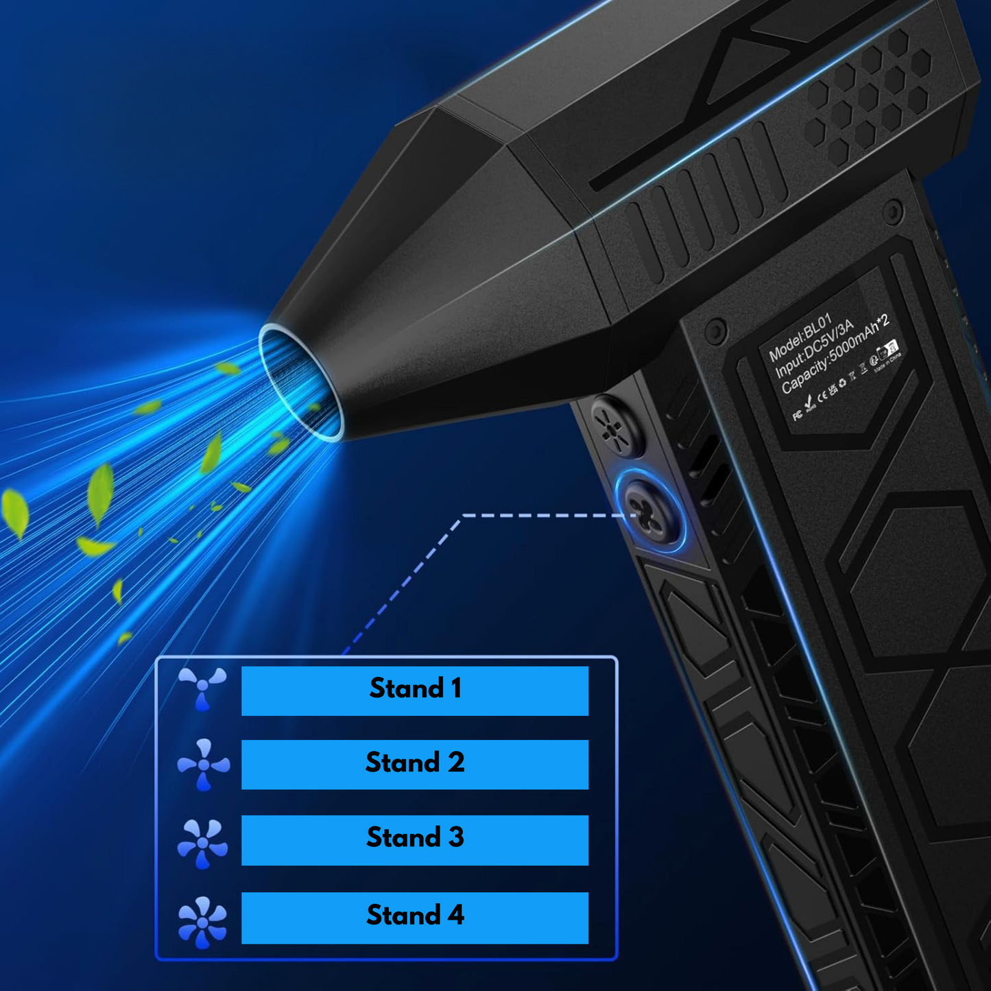 AirBlitz Pro™ — Vezeték nélküli porfúvó